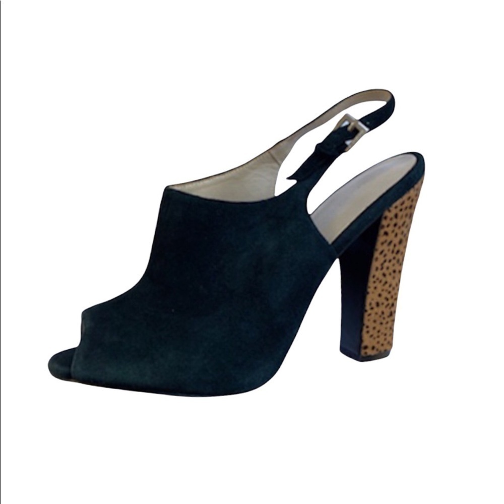 Karen Millen Suede Heels Animal print heel